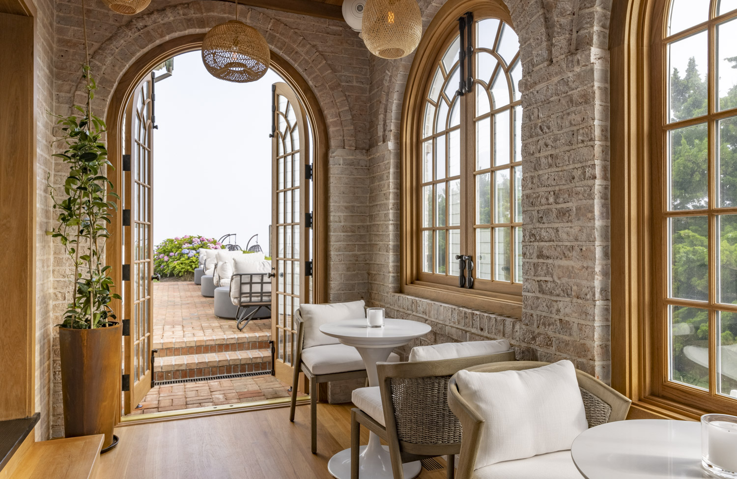 Photo of construction by Ronald Webb Builder.